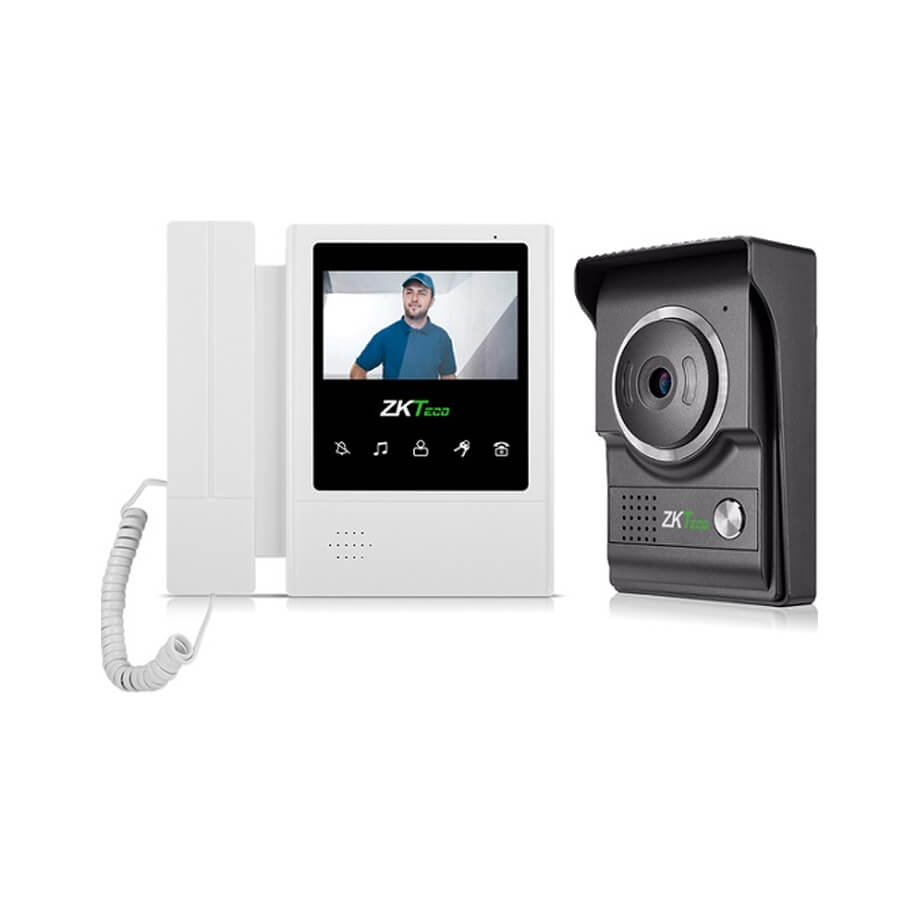 Bộ chuông cửa màn hình Analog ZKTeco VDPO4-B4 Kit
